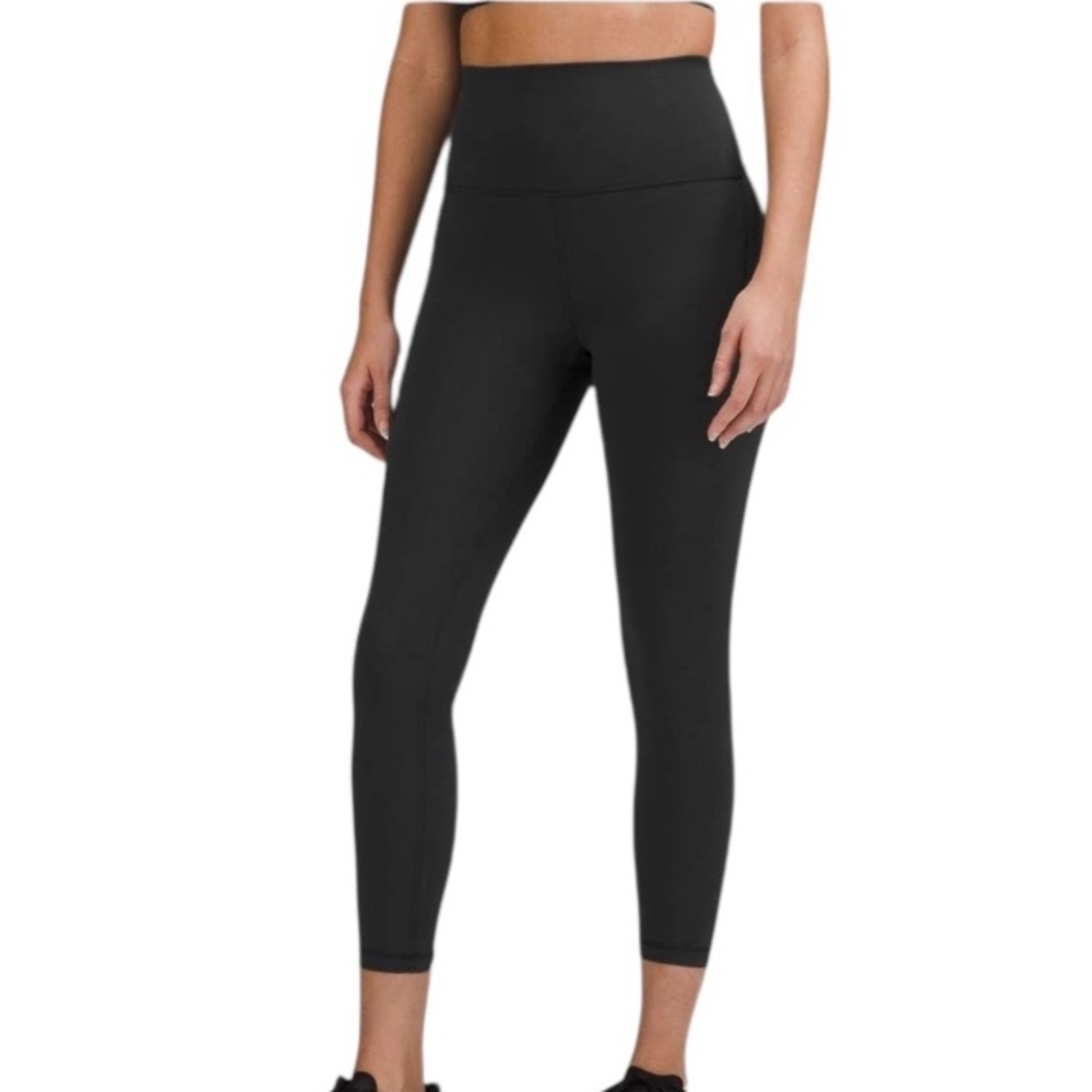 Lululemon Wunder Train High-Rise Tight with Pockets 25" Black Size 2 Orig $128 - Picture 2 of 8